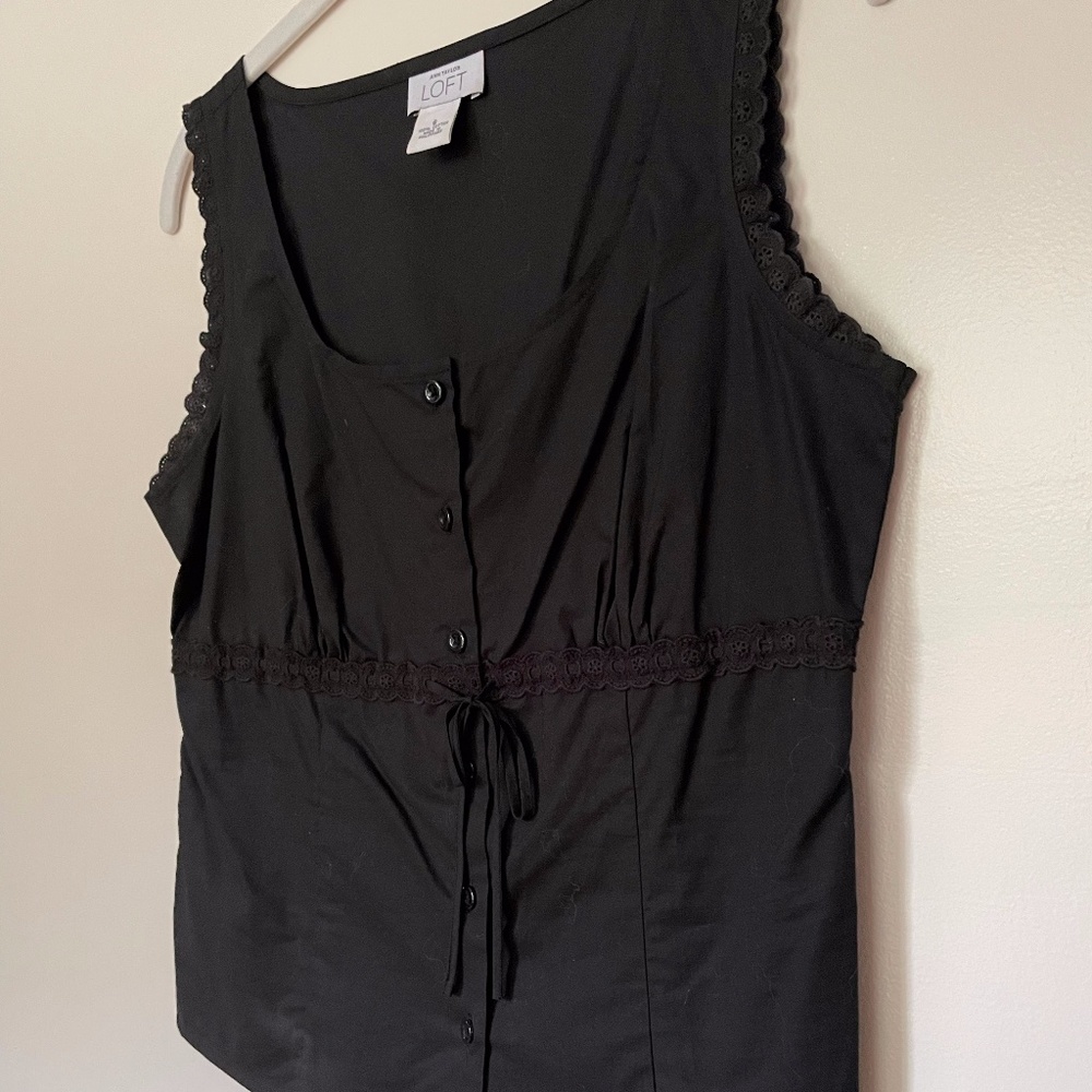 Ann Taylor Loft Sleeveless Cotton Top 8